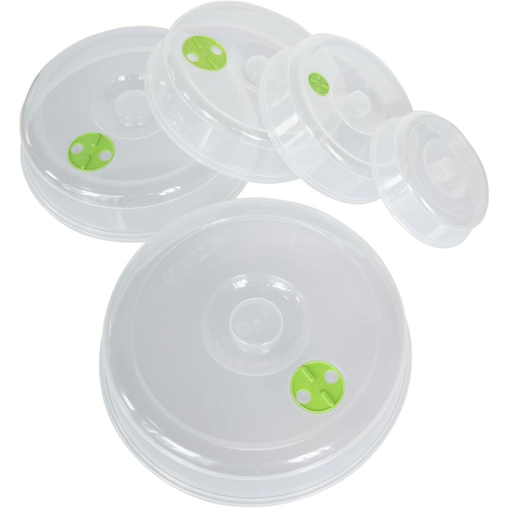 5 PCS Microwave Covers for Food, Splatter Lid Cover Dish Cover Plate Shield